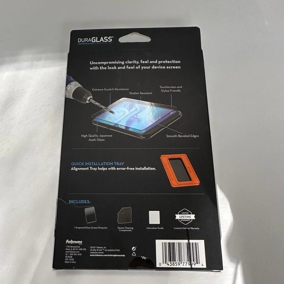 DURAGLASS Tempered Glass Screen Protector for Alcatel Phones Sealed TCL 4X 5G - Picture 2 of 2